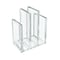 Azar Displays Bookend & Desk File Sorter, File Folder Holder for Office, Half Inch Thick Acrylic, Clr, 2PK 255035-GS-2PK - alternate 3